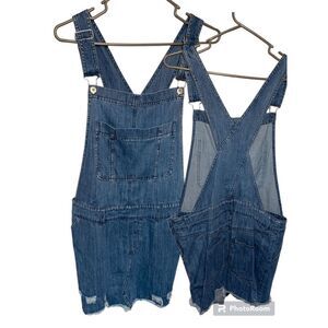 Vintage Mazik Denim Skirt Overall Dress